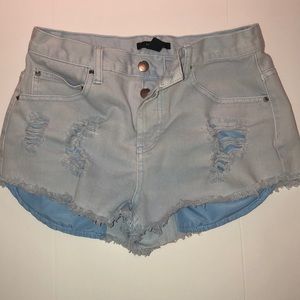 Forever 21 Distressed Cutoffs